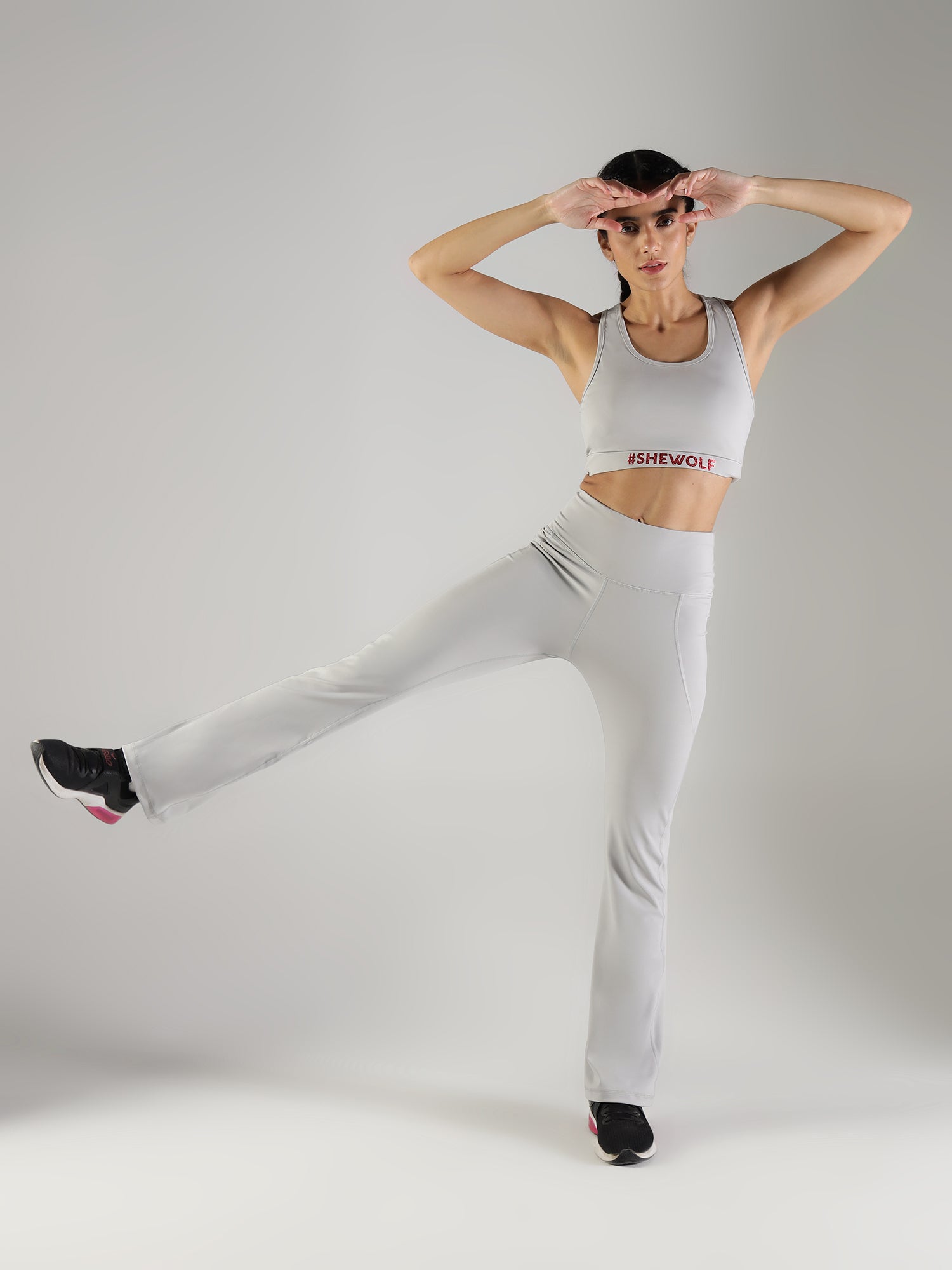 Shewolf Sports Bra - Grey