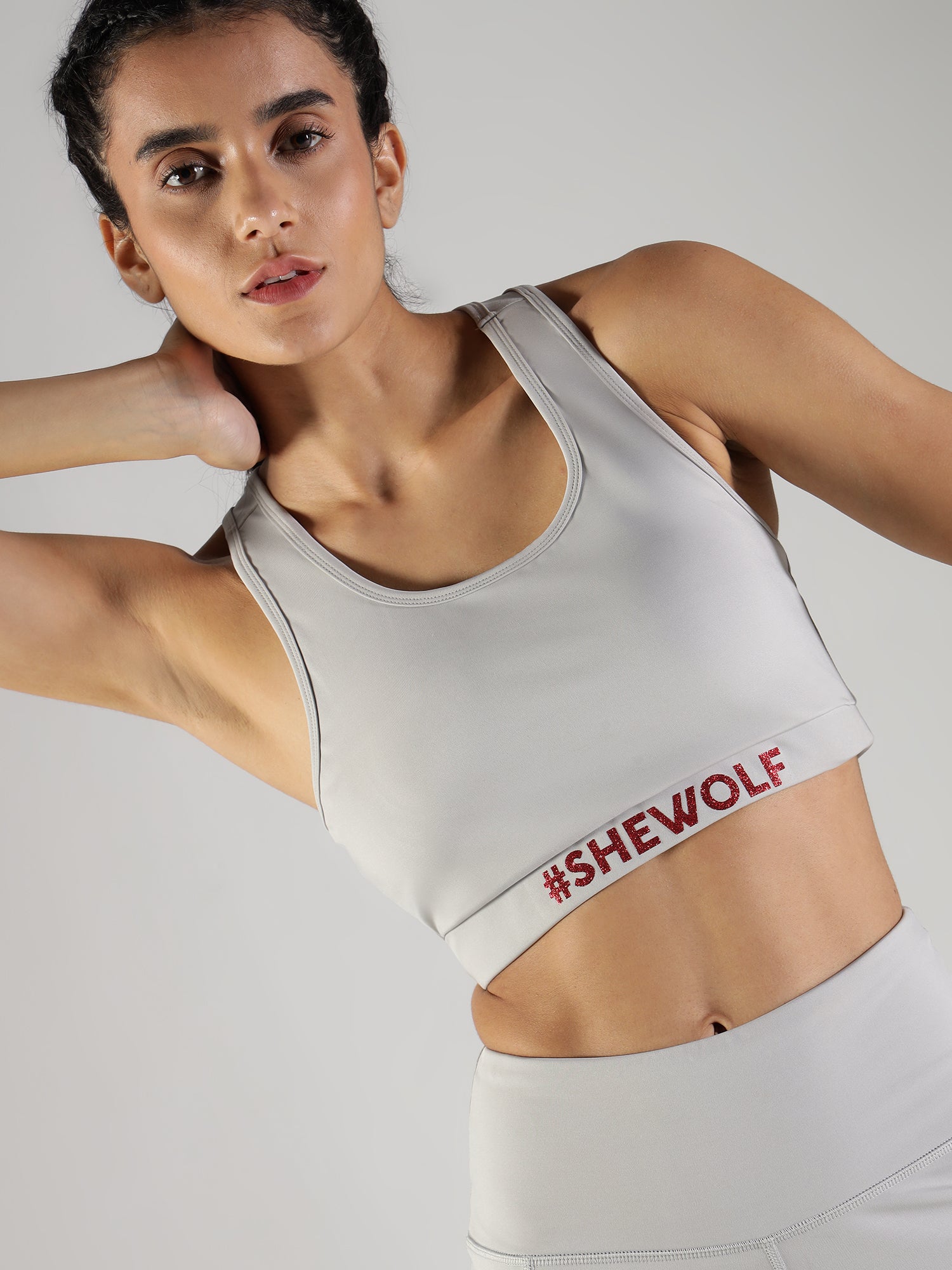 Shewolf Sports Bra - Grey
