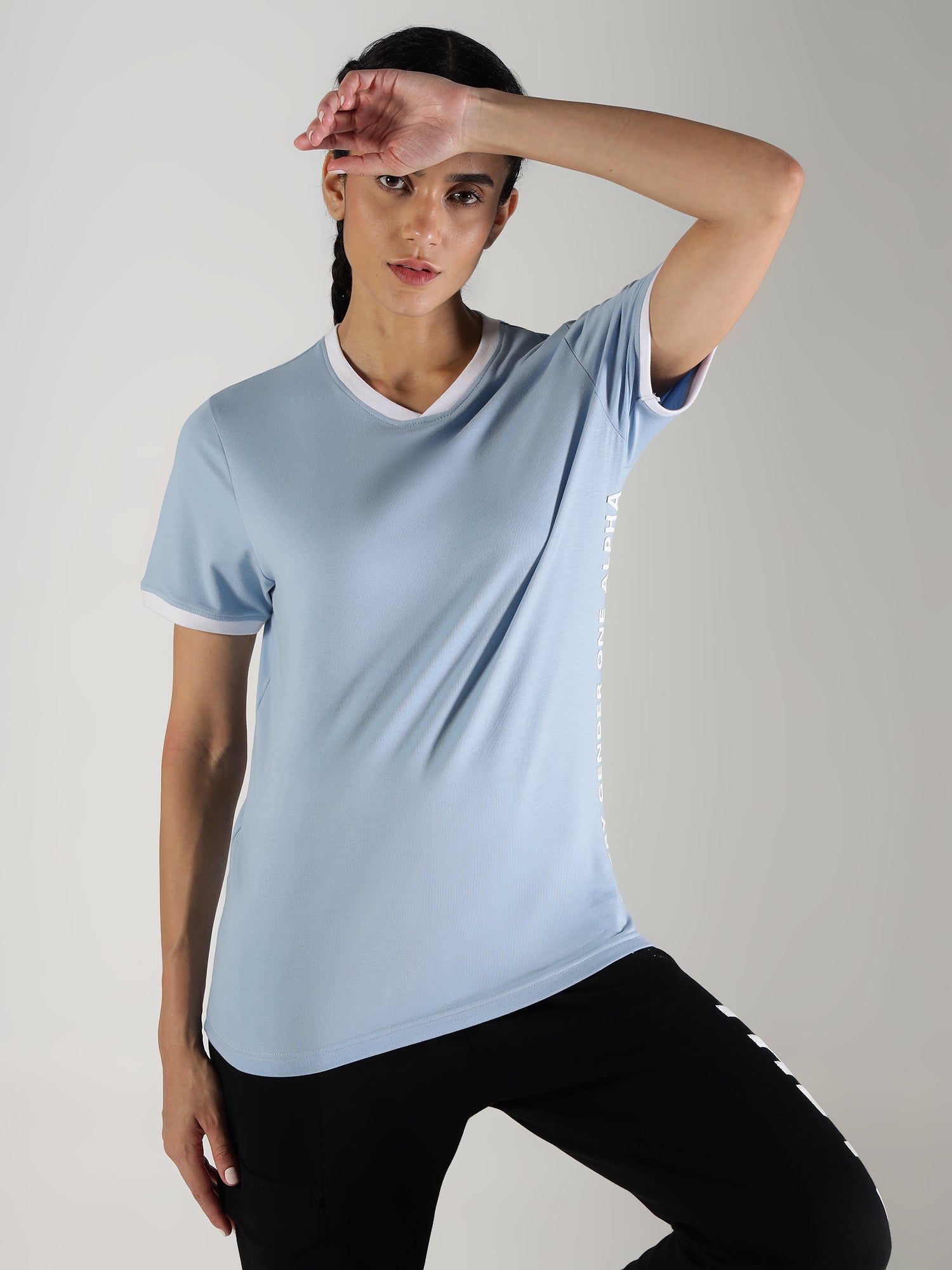 One Alpha Unisex Tee - Sky Blue