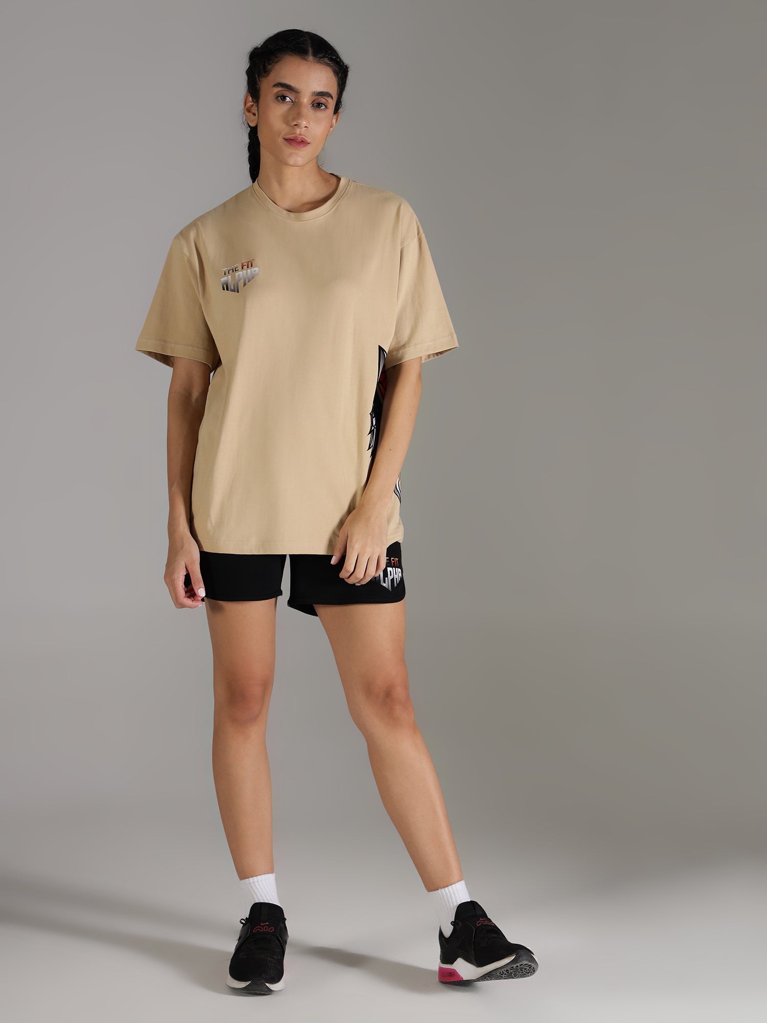 One Alpha Comfort Tee For Women - Beige