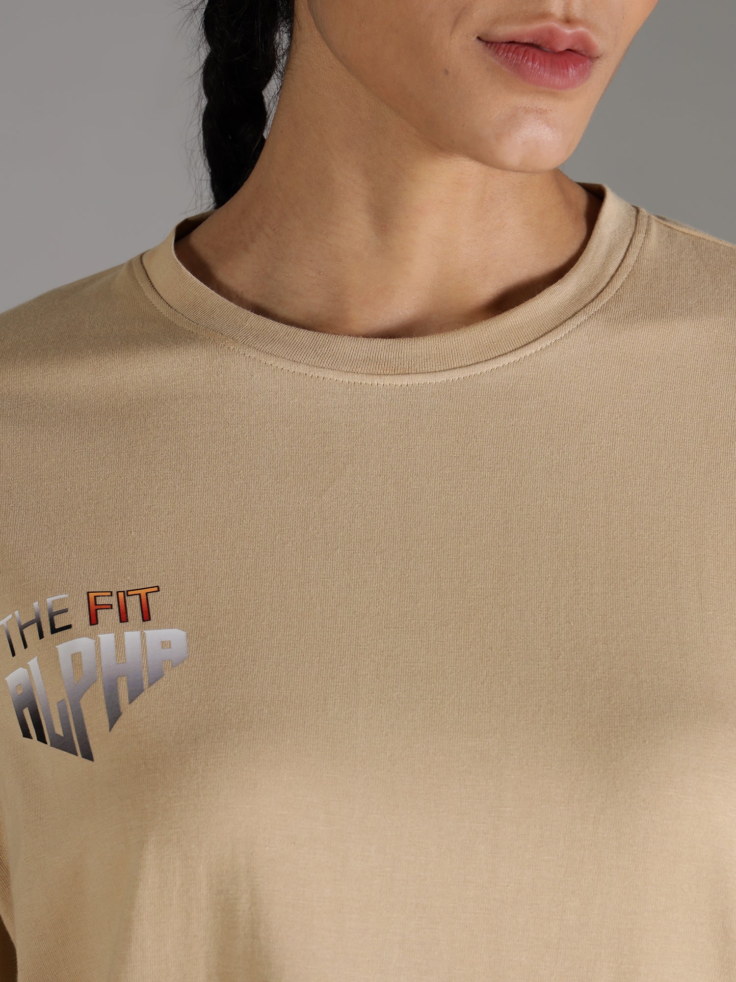One Alpha Comfort Tee For Women - Beige