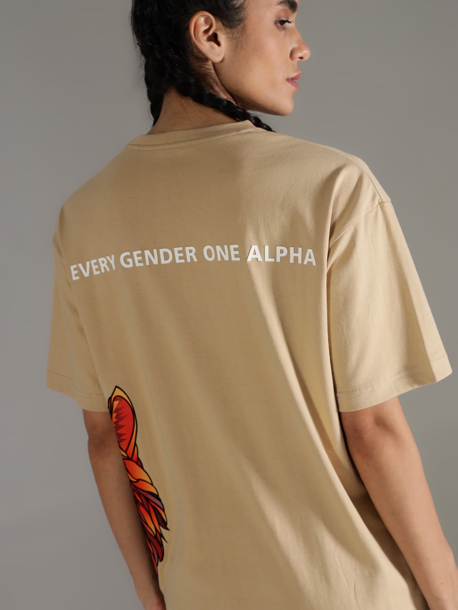 One Alpha Comfort Tee For Women - Beige