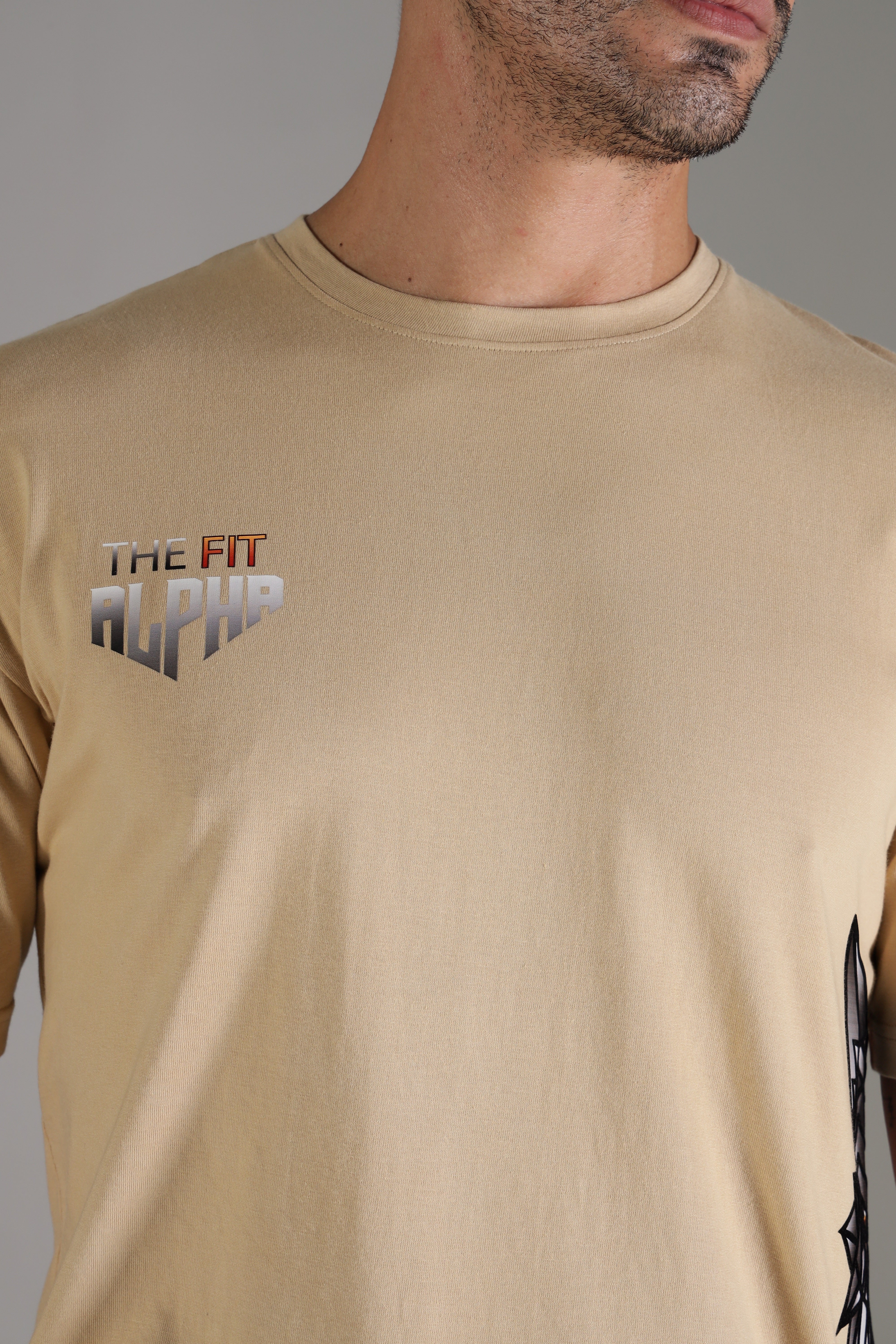 One Alpha Comfort Tee For Men - Beige