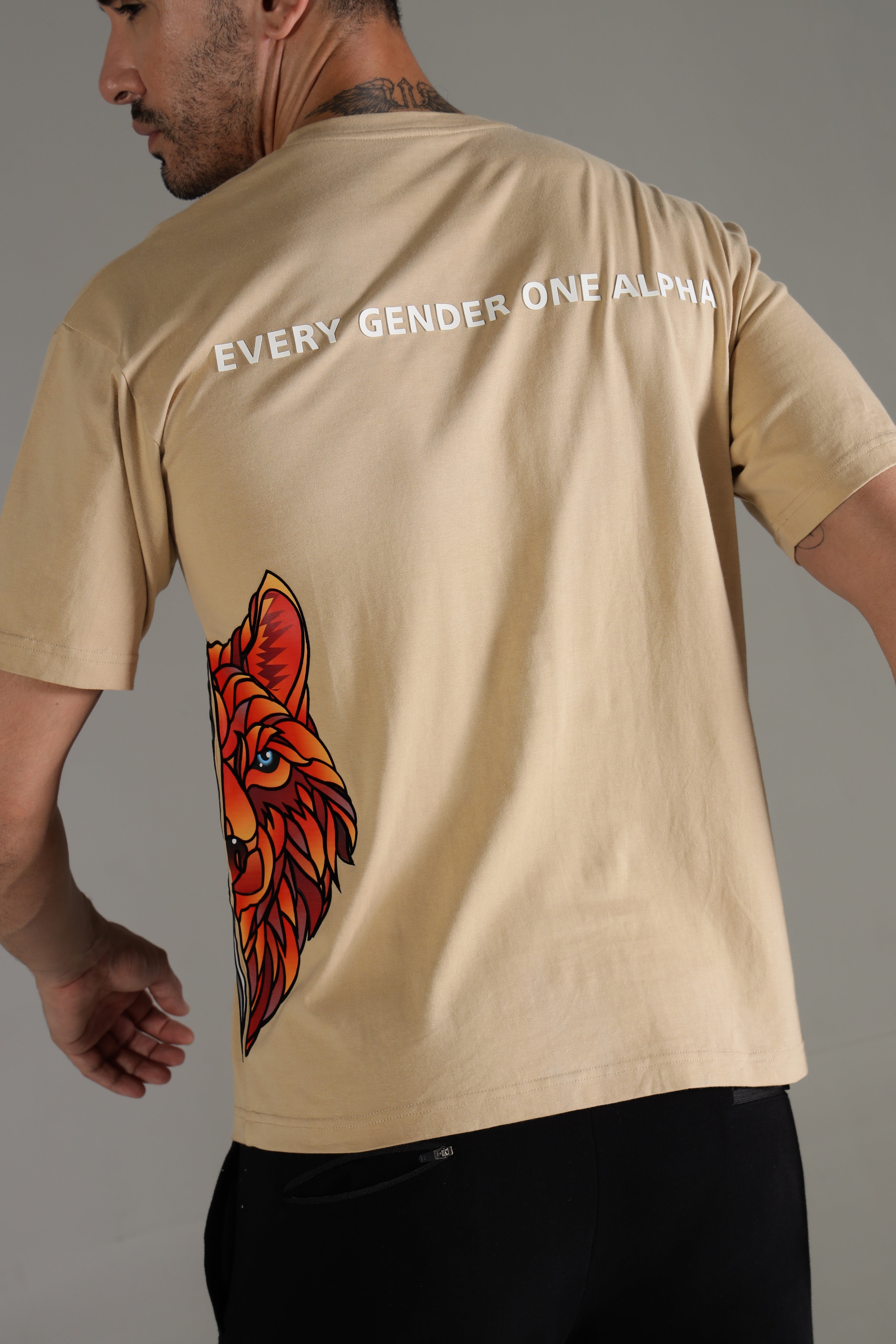 One Alpha Comfort Tee For Men - Beige