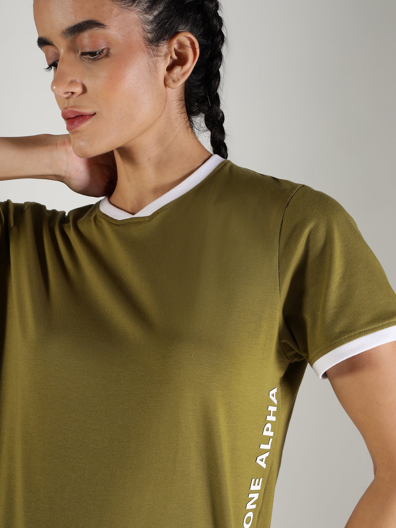 One Alpha Women Tee - Military Green