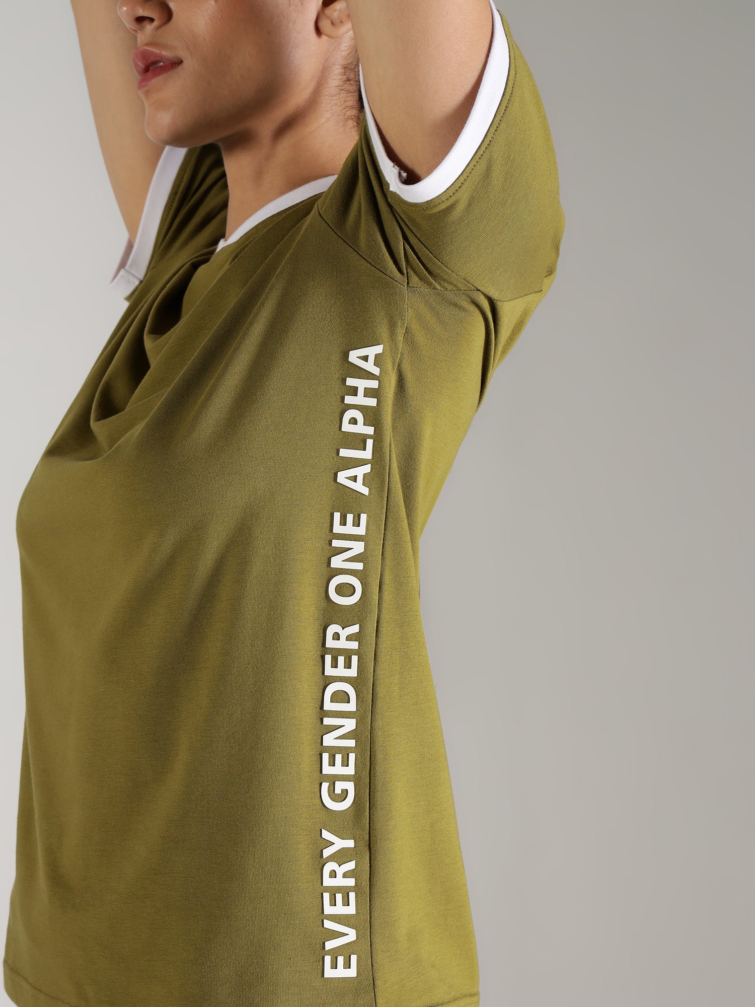 One Alpha Women Tee - Military Green