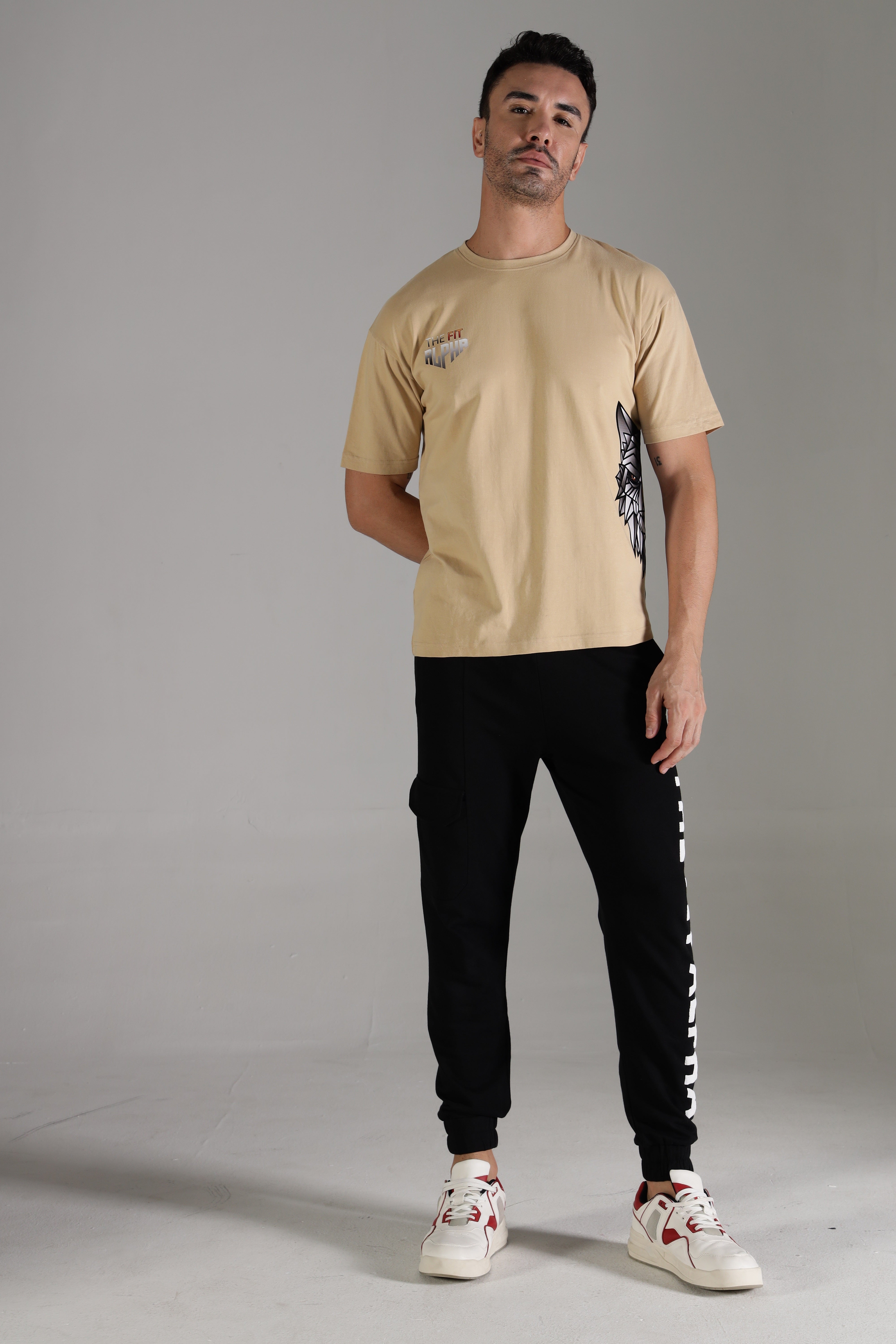 One Alpha Comfort Tee - Beige