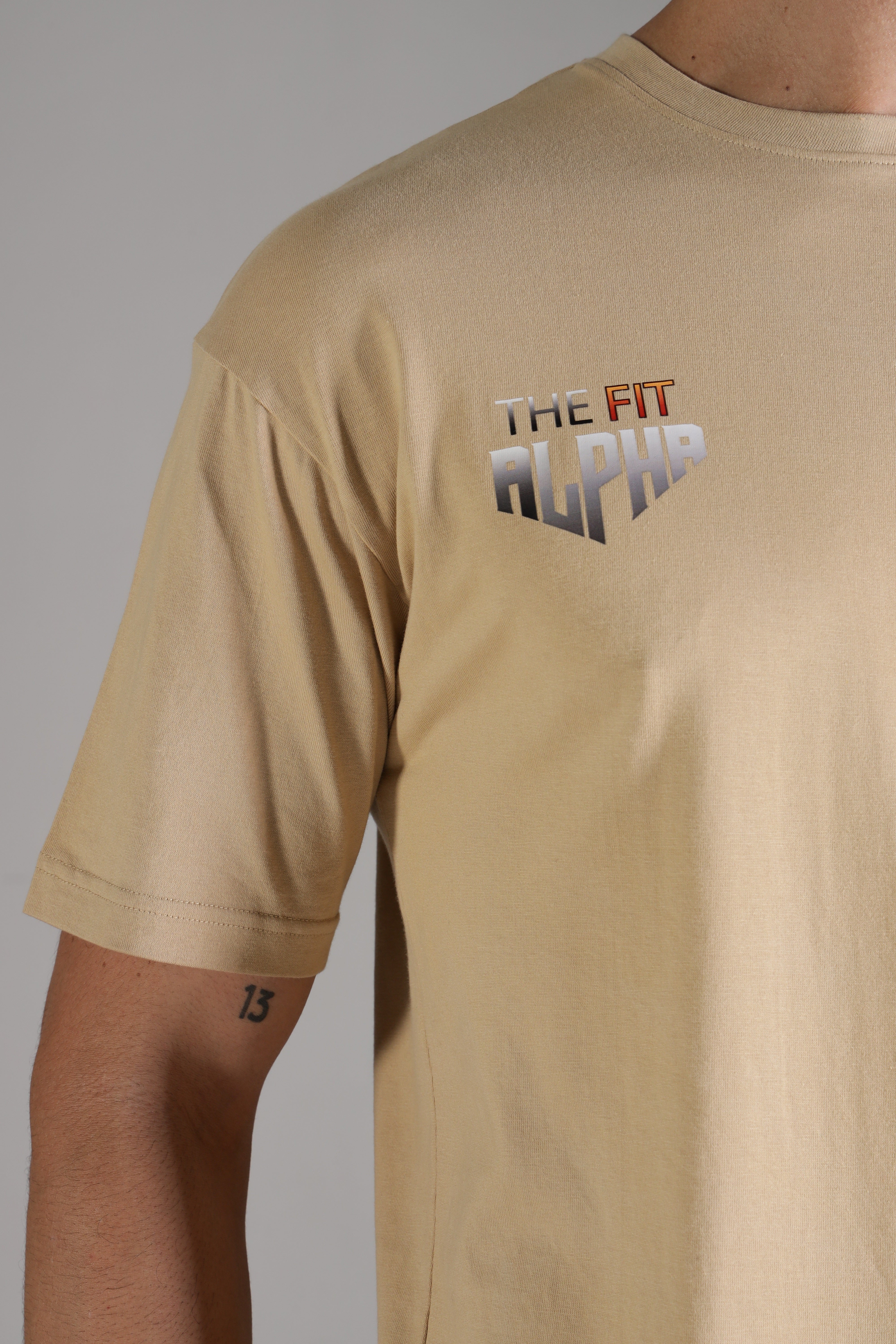 One Alpha Comfort Tee - Beige